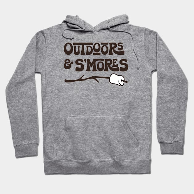 Outdoors and S'Mores Hoodie by happysquatch